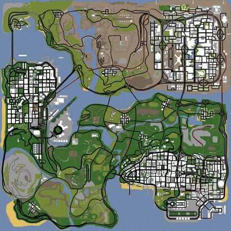 Mapa San Andreas