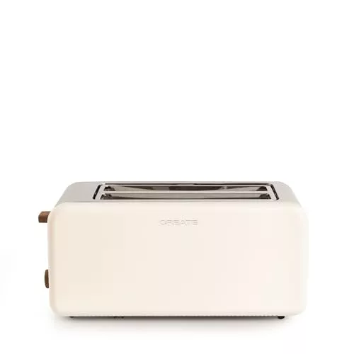 CREATE/TOAST RETRO XL/Tostadora blanco roto