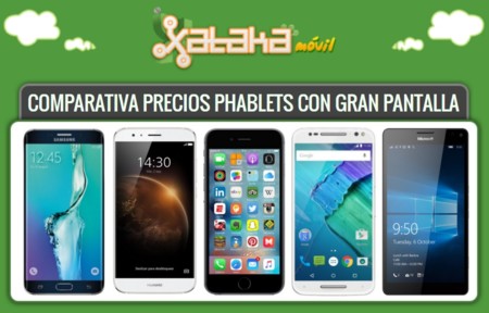 Comparamos los precios libres y con operadoras de los smartphones con mayor pantalla o phablets