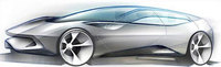 Primer boceto del Pininfarina Sintesi Concept