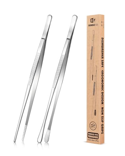 2 pinzas de cocina de 25,5 cm 