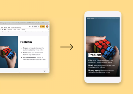 Con esta herramienta puedes convertir casi cualquier presentación de Google en una historia al estilo Instagram