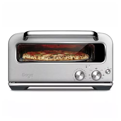 Sage Smart Oven Pizzaiolo - Horno de Pizza - Para Pizzas a la Leña, Acero Inoxidable