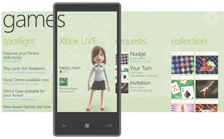Windows Phone 7 Series, con soporte para Xbox Live