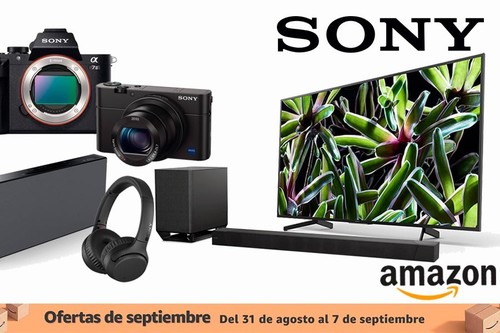 Ofertas de septiembre en artículos Sony: smart TVs, auriculares, microcadenas, barras de sonido o cámaras fotográficas a los mejores precios