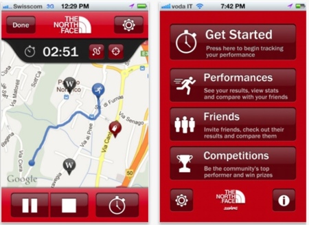 The North Face Tracking, una aplicación para guardar tus rutas de entrenamiento
