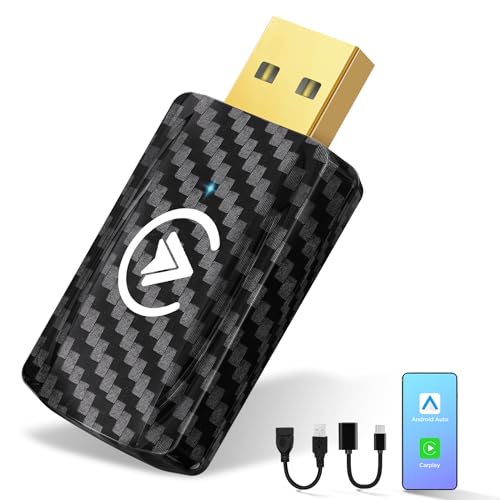 MSXTTLY Adaptador Inalámbrico CarPlay y Android Auto SMT-AC01