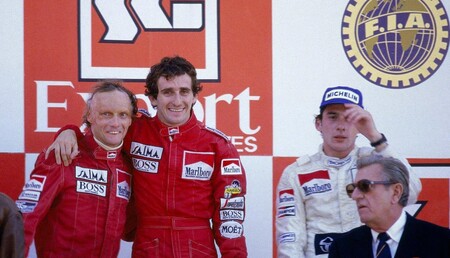 Lauda Prost Portugal F1 1984