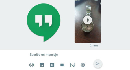 Hangouts 11 ya te deja grabar y enviar vídeo y no mezcla SMS y mensajes