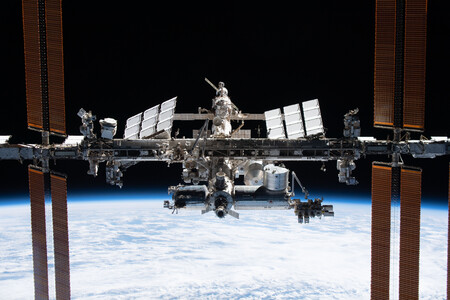Foto da ISS tirada pela SpaceX Crew Dragon | Imagem: Nasa