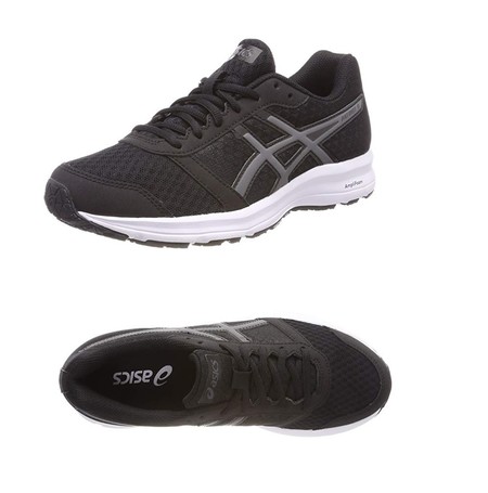 Por 34,95 euros tenemos las zapatillas deportivas Asics Patriot 9 en color negro en varias tallas en Amazon