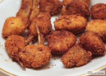 Chuletas de cordero lechal a la villaroy. Receta
