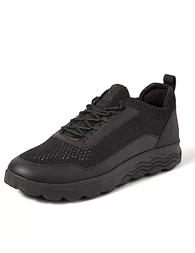 Geox U Spherica, Zapatillas Hombre, Negro, 46 EU