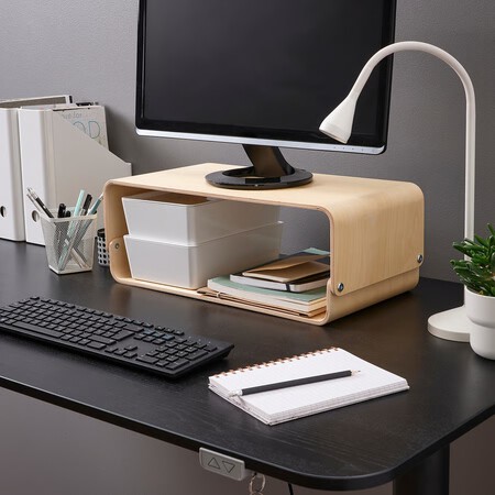 Accesorio Ikea Almacenamiento Orden Escritorio Ordenador Elevador Comodo Barato