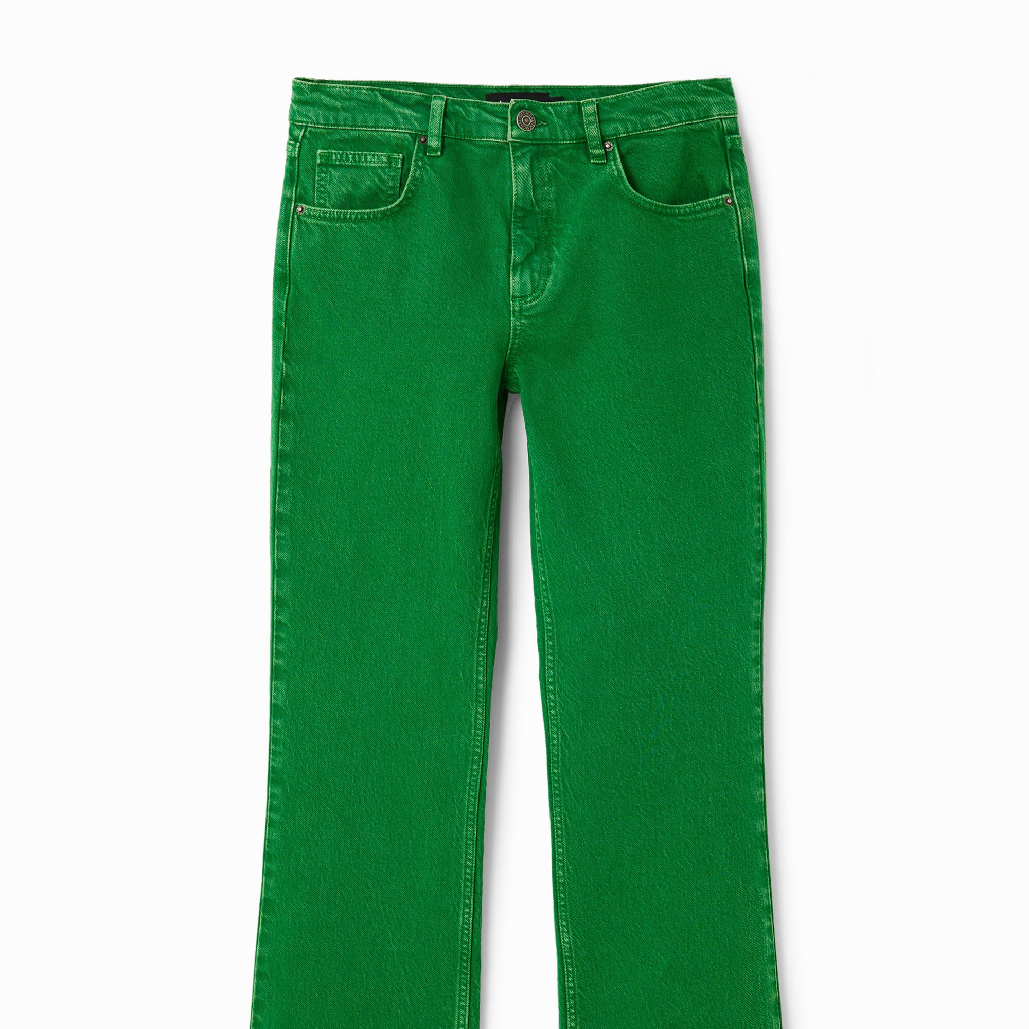 Vaqueros Flare lisos Desigual