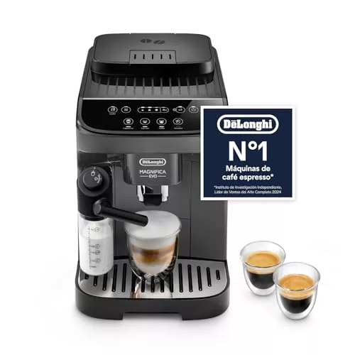 De'Longhi Magnifica Evo ECAM292.52.GB Cafetera Superautomática con Espumador de Leche, Sistema LatteCrema