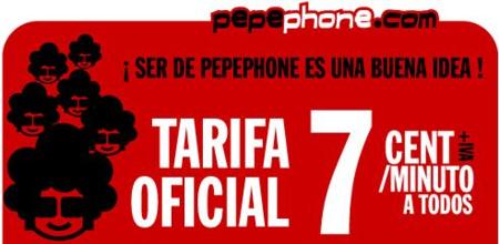 Pepephone rebaja su tarifa única a 7 céntimos/minuto a todos los clientes