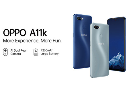 OPPO A11k: un nuevo gama de entrada barato con cámara doble y batería de 4.230 mAh