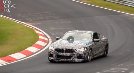 El futuro BMW M8 ya se pasea en vídeo por Nürburgring Nordschleife, aún camuflado