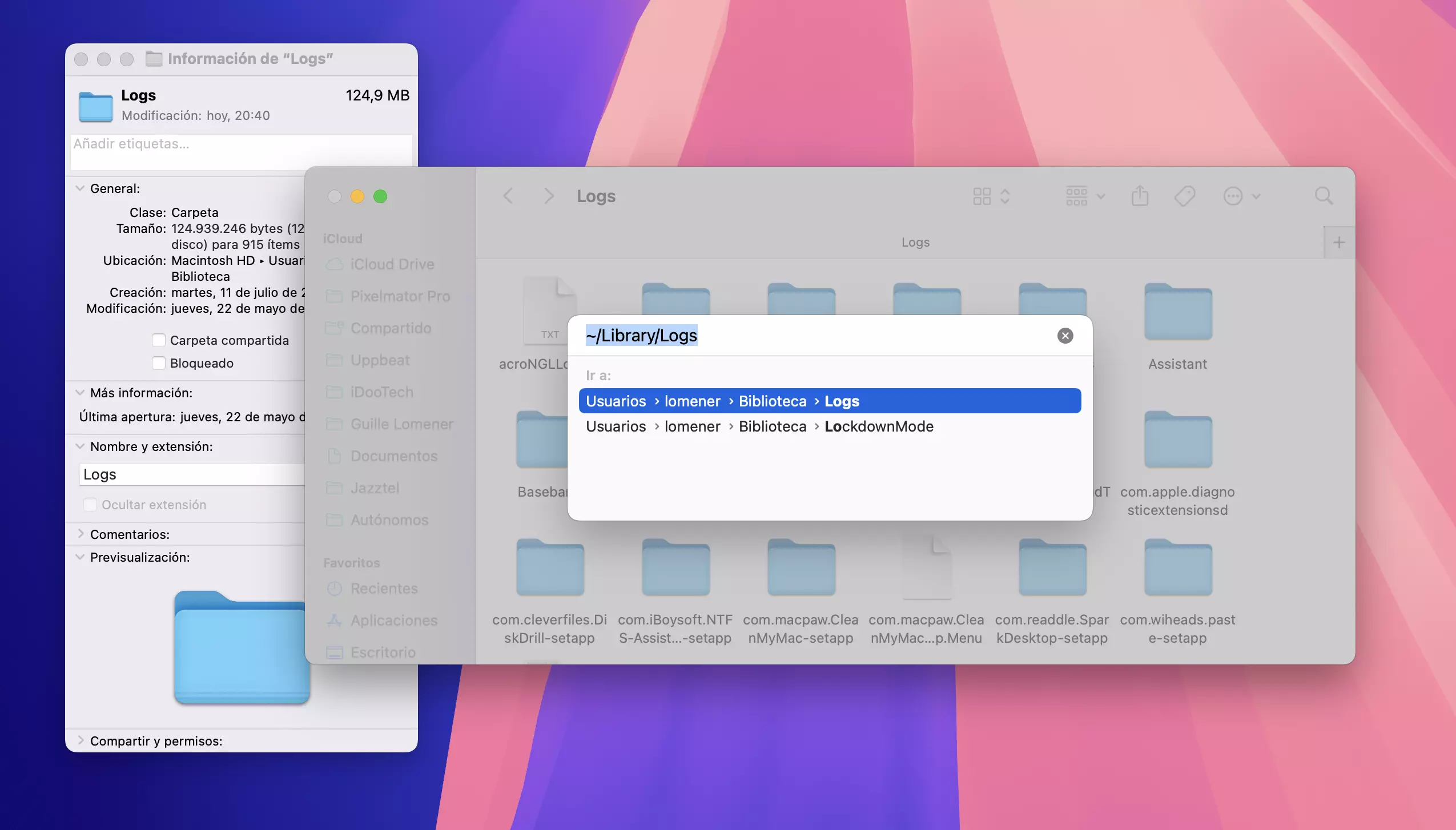 Eliminar cache Mac