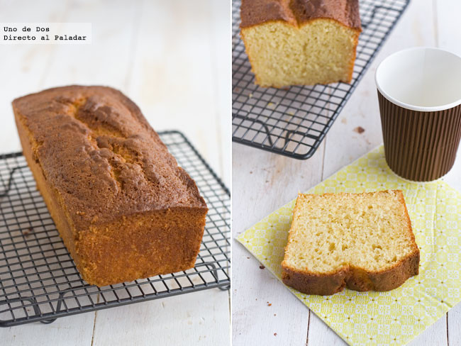 Bizcocho esponjoso de nata y limón, receta para un desayuno o merienda de fin de semana