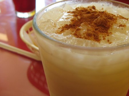 Análisis nutricional de un vaso de horchata