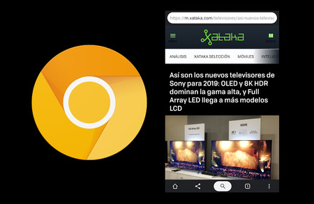 Chrome Canary para Android viste de negro su interfaz y páginas web: así puedes probar su tema oscuro