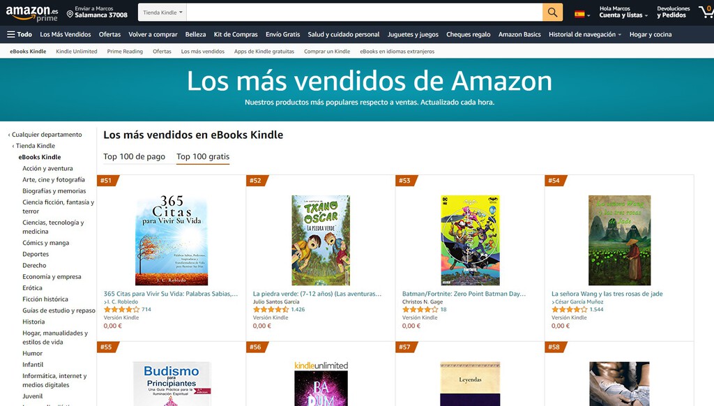 Las nueve mejores webs para descargar libros para tu Kindle gratis