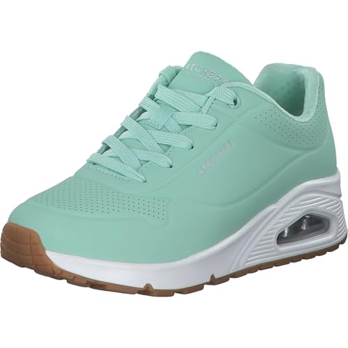Skechers Uno, Zapatillas Mujer, Mint Durabuck Mesh
