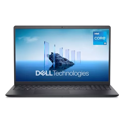 Dell 15 Ordenador PortátilDC15250 15.6" FHD (1920 x 1080) 120 Hz, Procesador Intel Core i5-1334U, Gráficos Intel UHD, 16GB RAM, 512GB SSD, Windows 11 Home, Teclado QWERTY Espanol - Negro Carbón