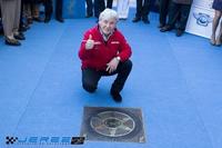 Ángel Nieto inaugura el paseo de la fama en Jerez