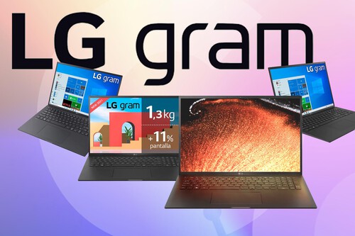 Son ligeros, potentes y ahora cuestan menos en Amazon: ofertas en portátiles LG Gram