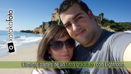 Cómo eliminar partes de un filtro graduado con Lightroom