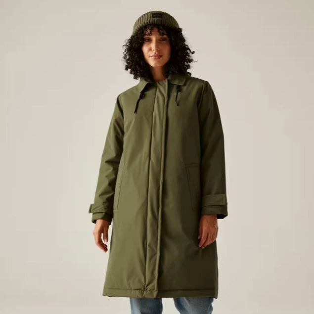 Chaqueta mac aislante, impermeable y transpirable con capucha Orla para mujer
