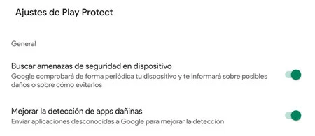 Google Play プロテクトの設定