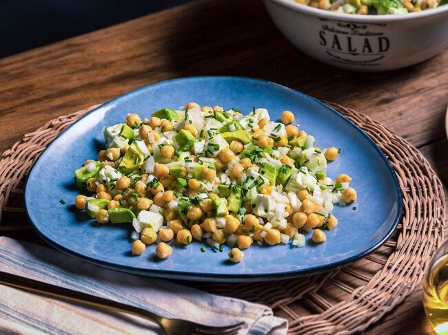 Ensalada Garbanzos Aguacate