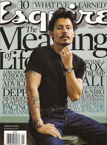 Johnny y Tim en Esquire