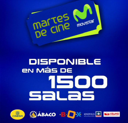 Movistar amplía sus "Martes de cine" a más salas