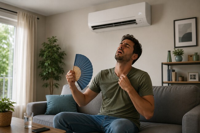 Con Aire Acondicionado Pero Con Calor
