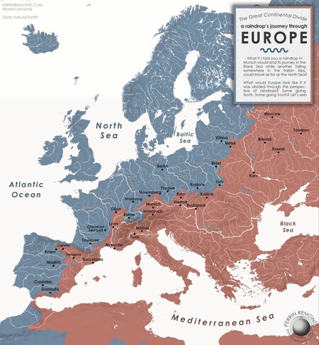 A grande divisória continental, por Pierre Remonté