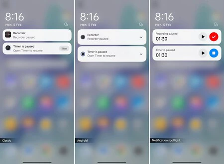 通知スポットライト HyperOS