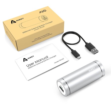 Power Bank Aukey PB-N37 de 5.000 mAh por sólo 4,99 euros en Amazon con este cupón