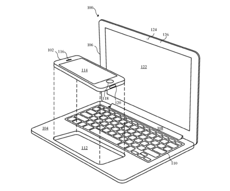 Apple patenta un “MacBook tonto" para funcionar con los iPhone y los iPad