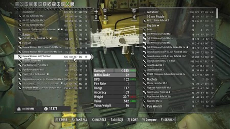 Fallout mod menú