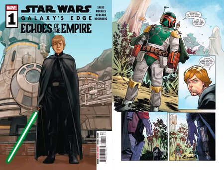Star Wars Luke Boba Fett Comic Echoes Of The Empire