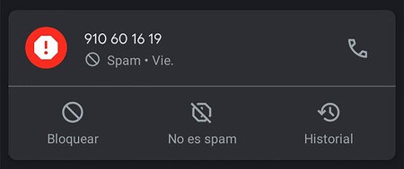 Llamadas Spam