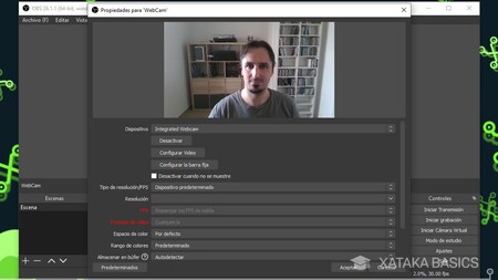 Configura Webcam