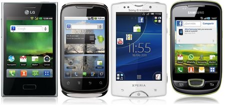 Cuatro smartphones por menos de 140 euros para utilizar en las empresas