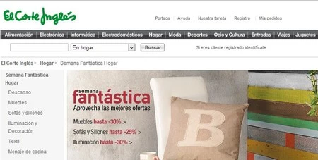 Semana fantástica en El Corte Inglés, importantes descuentos hasta el 30 de septiembre