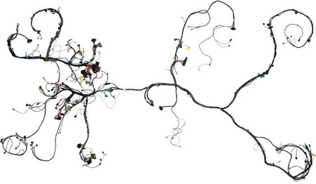Cableado en un coche moderno